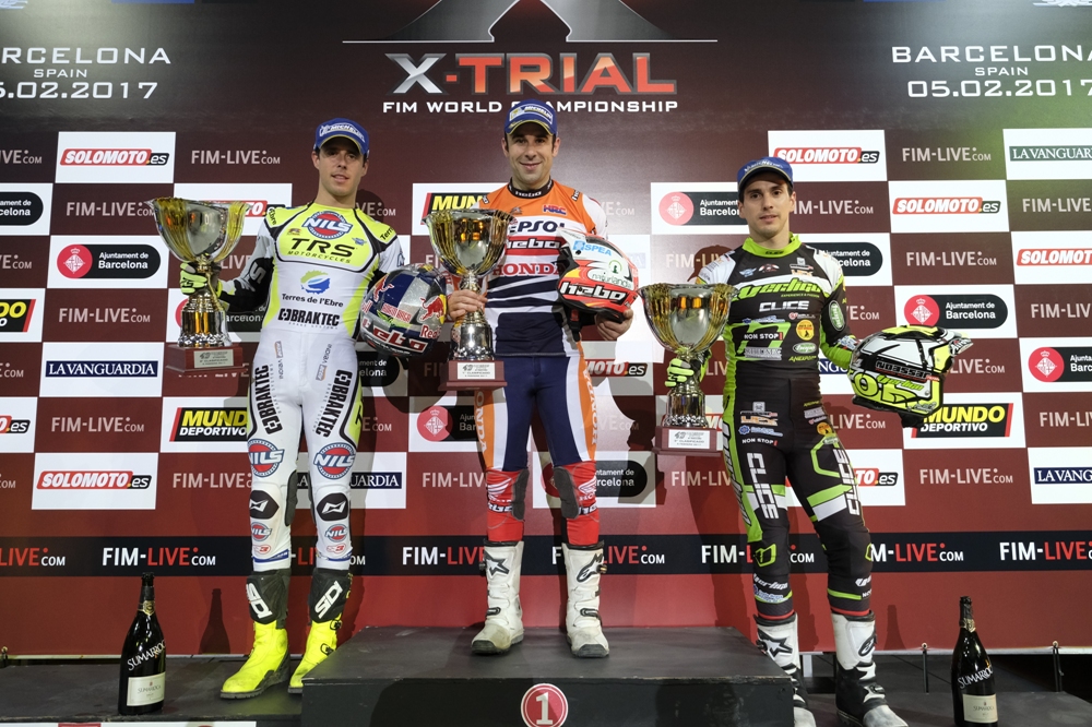 FIM X-Trial 2017: Тони Боу выиграл первый этап в Барселоне