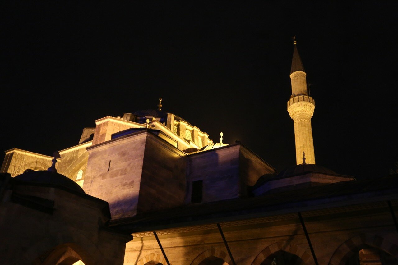 Night Istanbul.  Kilich Ali Pasha Mosque