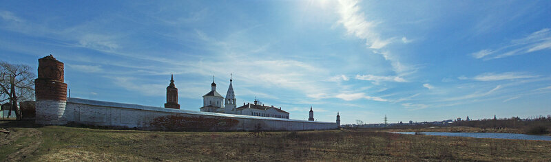 Панорама Богородице-Рождественского Бобренева монастыря