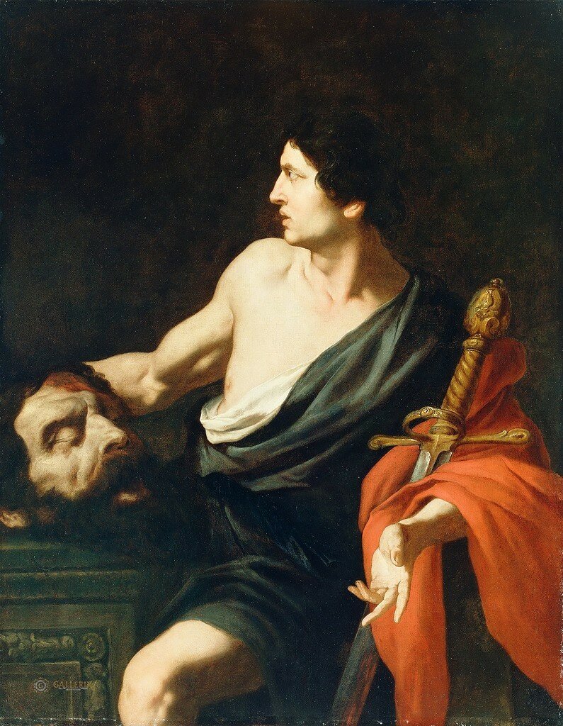 Новелли Пьетро (Монреалезе) (1603 Монреале - 1647 Палермо) - Давид с головой Голиафа