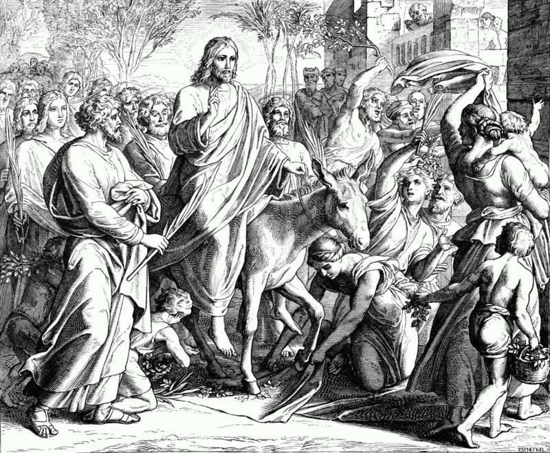 Въезд Иисуса в Иерусалим. Евангелие от Матфея.gif