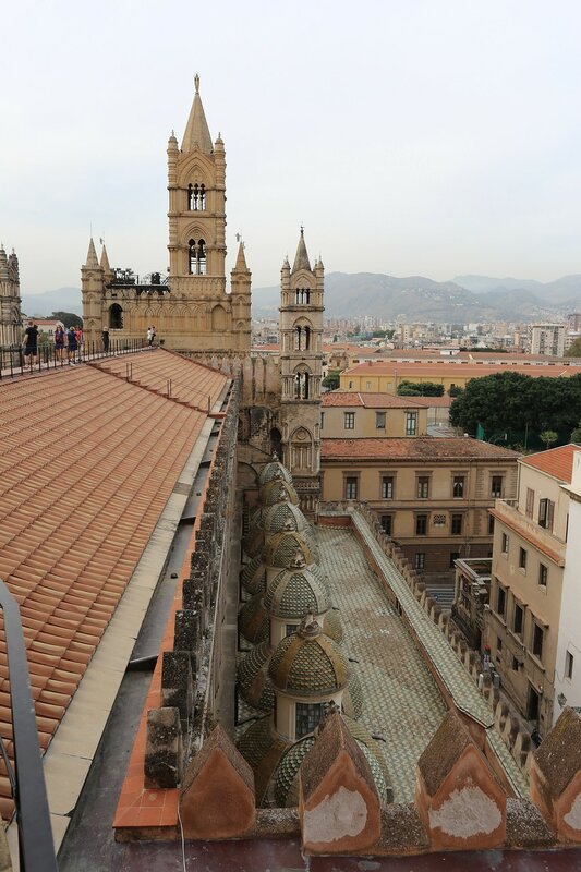 Palermo. Walk on the roof of the Cathedral
