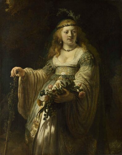 Саския в образе Флоры Рембрант Rembrandt