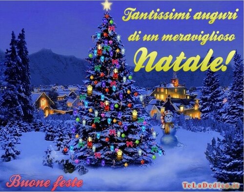 Un bellissimo augurio di «buon natale» - Gratis bellissime cartoline animate con l'augurio di un Buon Natale

