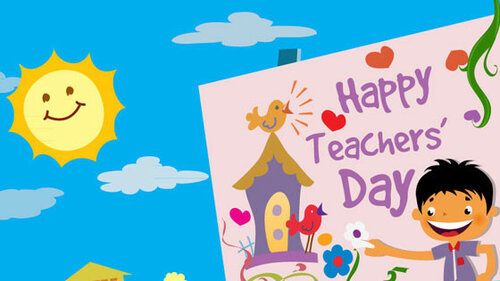 Heureuse Journée Mondiale Des Enseignants Le Souhaite - Gratuites, de jolies cartes postales vivantes
