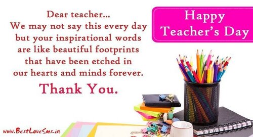 Teachers Day Wishes - Free beautiful animated ecards
