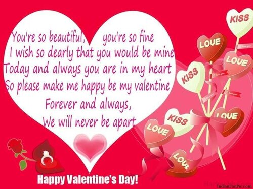 Feliz Día de san Valentín Tarjeta para la Novia - La más bella en vivo gratis tarjetas de felicitación para el día de san Valentín Feb. 14, 2024
