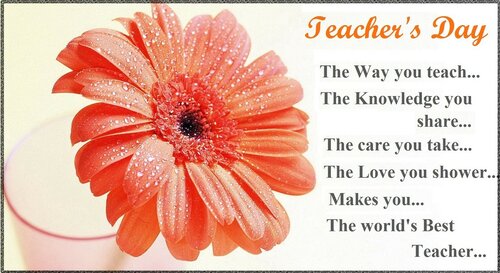 Heureuse Journée Mondiale Des Enseignants Souhaits De L'Image - Gratuites, de jolies cartes postales vivantes
