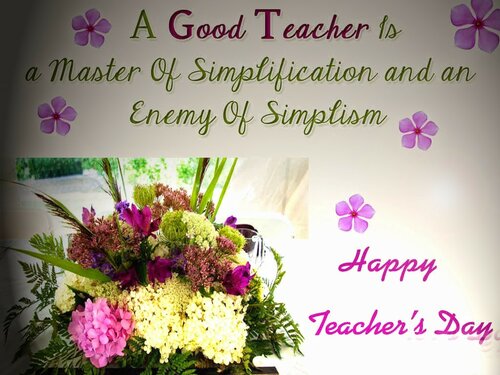 Heureux Les Enseignants De La Journée Salutations - Gratuites, de jolies cartes postales vivantes
