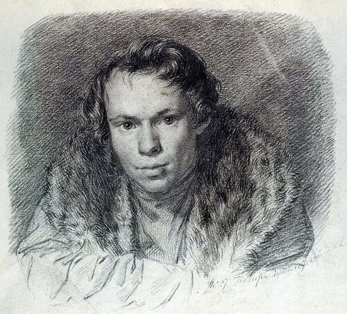 Петр Ефимович Заболотский (Заболоцкий)  Автопортрет, 1827