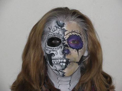 Идеи страшного макияжа на Хэллоуин