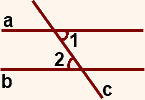 Накрест лежащие углы трапеции при параллельных прямых