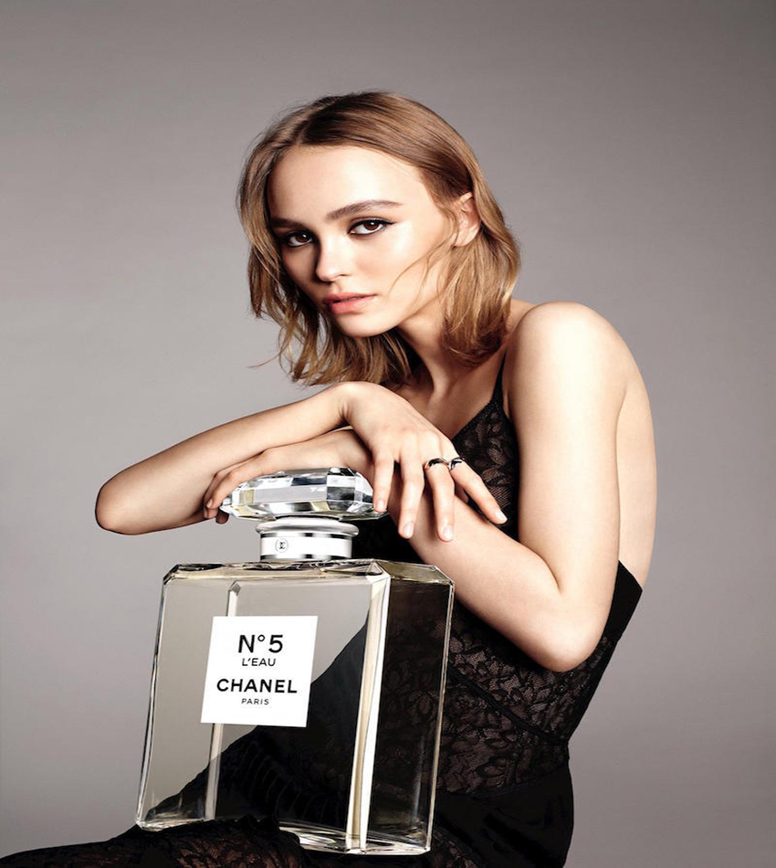 Lily-Rose Depp - Chanel No.5 L’Eau Fragrance