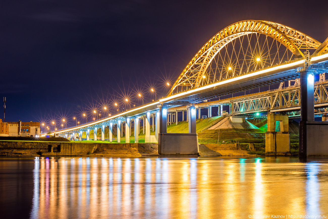 Нижний Новгород Мост Через Волгу Фото