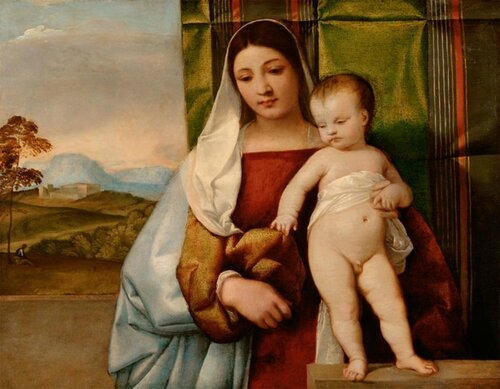 Цыганская мадонна - Тициан Titian