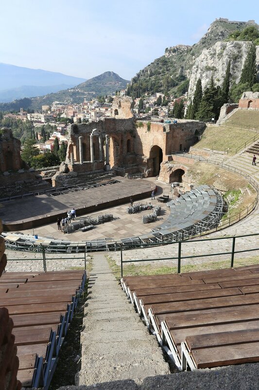 Taormina. The ancient theatre (Teatro Antico di Taormina)