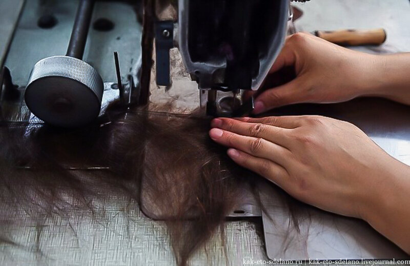 Как в Китае делают парики
