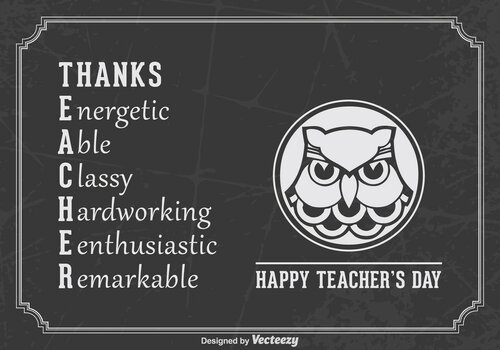 Happy Welt-Lehrer-Tag-Gruß-Karte - Kostenlose, schöne Live-Postkarten
