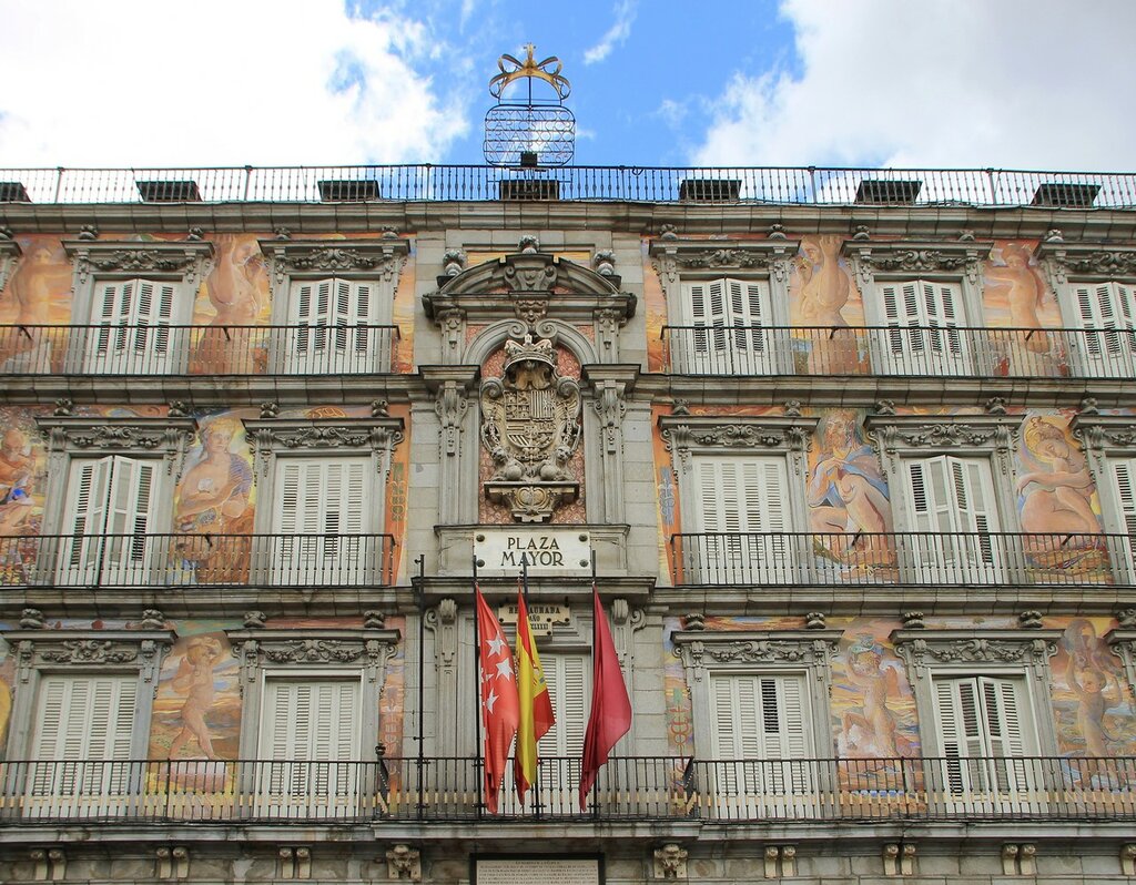 Мадрид. Главная площадь (Plaza Mayor). Дом Хлеба (Casa de la Panaderia)