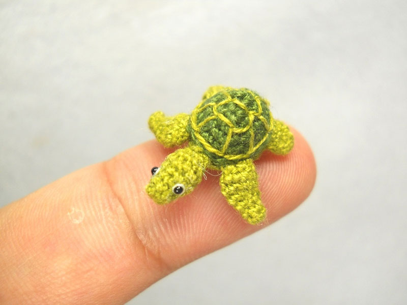 Связанные крючком 25 симпатичных миниатюрных животных