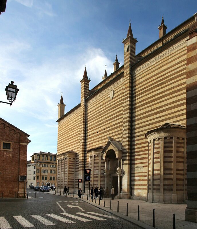 Verona. The Cathedral (Duomo S. Maria Assunta)