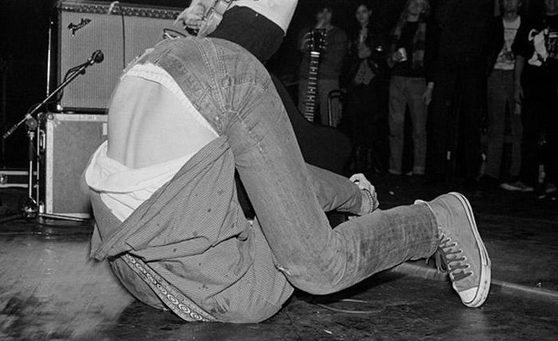 Марк Арм из Mudhoney во время LameFest, 3 декабря 1989 года.