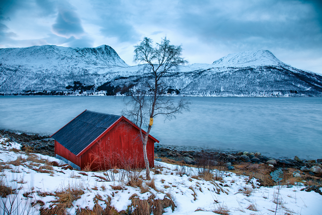 Норвегия за полярным кругом. Январь 2015 г.