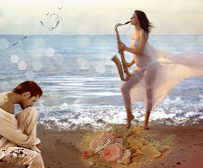 Море поет мужчина. Девушка с саксофоном на берегу. Нежность души. Море романтика. Девушка мечтает о море.