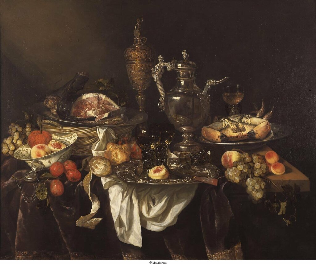 Beyeren, Abraham Hendriksz Van - Роскошный натюрморт, ок. 1655, 99,5 cm x 120,5 cm, Холст, масло.jpg