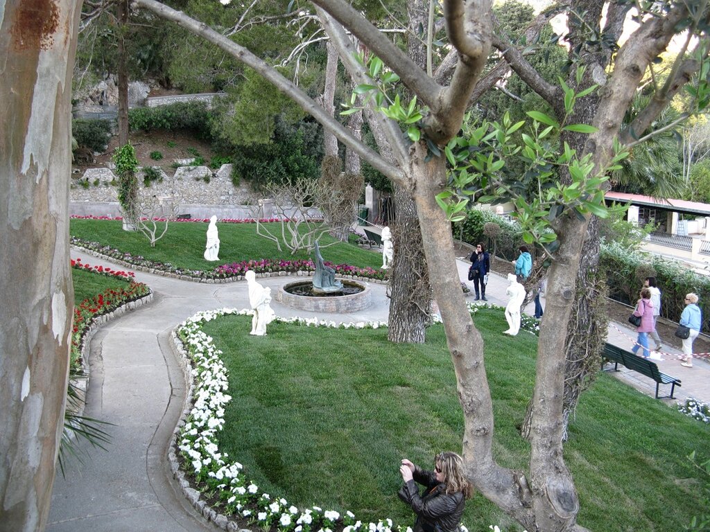 Capri. The gardens of Augustus (Gardini di Augusto)