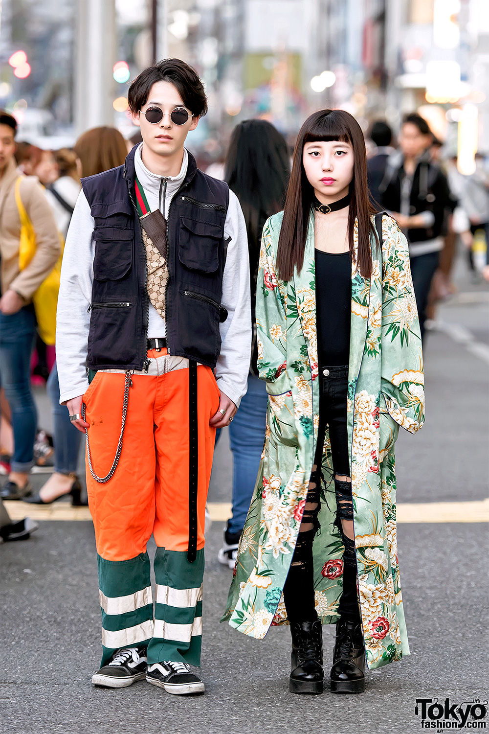 Современности японии. Харадзюку Токио. Кимоно Харадзюку. Харадзюку улица в Токио. Улица Харадзюку мода кимоно.