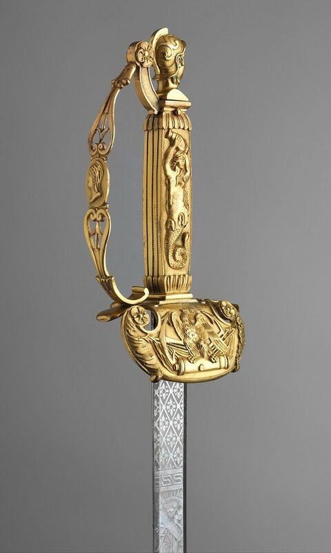 Congressional Presentation Sword and Scabbard of Peleg K. Dunham (1794–1822)