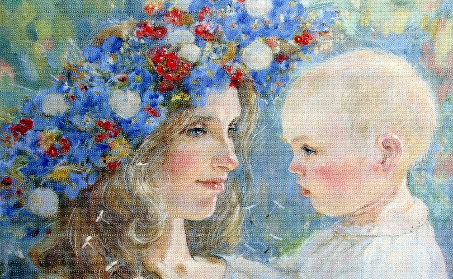 Картина день мам. "Мать и дитя", Жук, 1906. Образ матери. Мама с ребенком живопись. Образ матери в живописи.