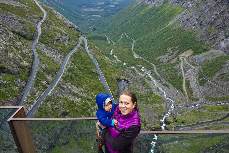 Фотографии дороги Троллей в Норвегии