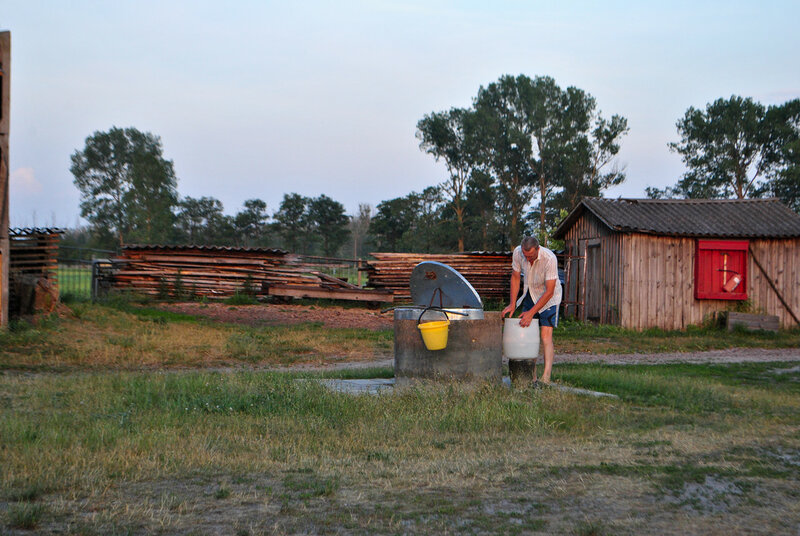 Один день в белорусской деревне. Июньский счастливый бездельный 