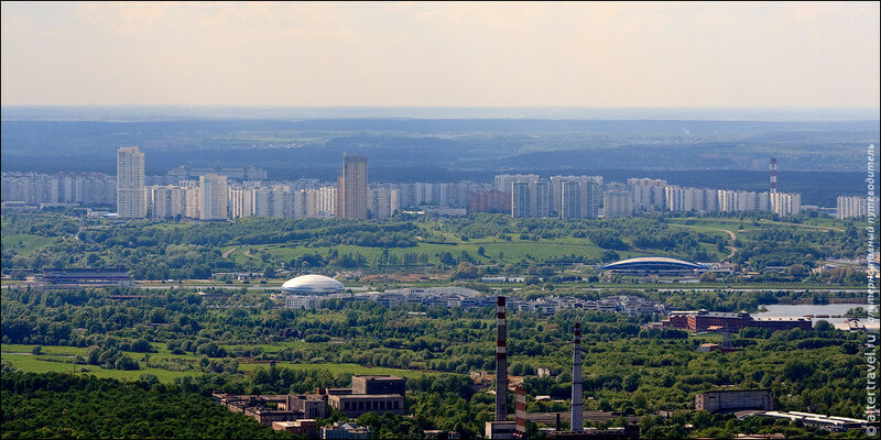 Россия. Москва с высоты. Самое высокое здание в Европе — Город столиц (фото)
