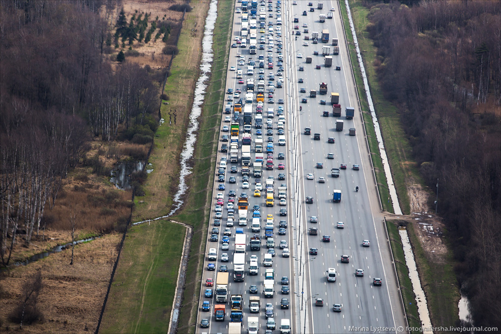 Пробки на МКАД 29.04.2015