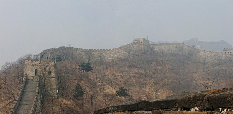Не туристическая китайская стена 