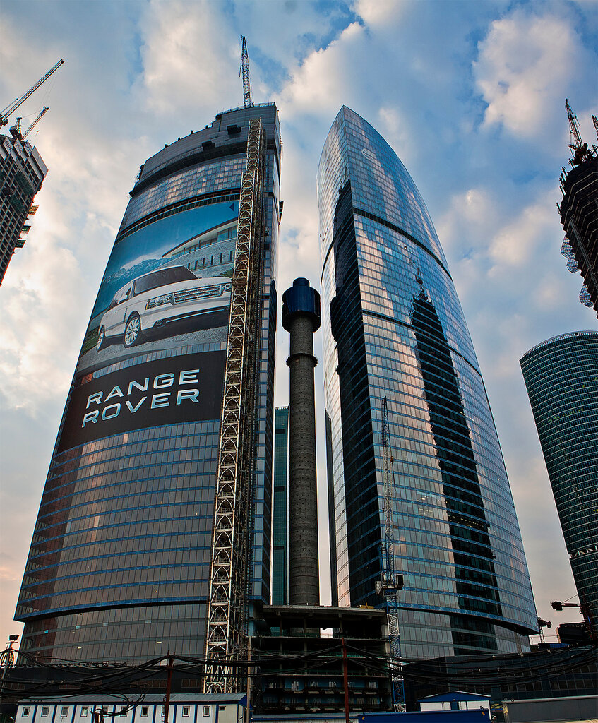 Высокие здания в москве