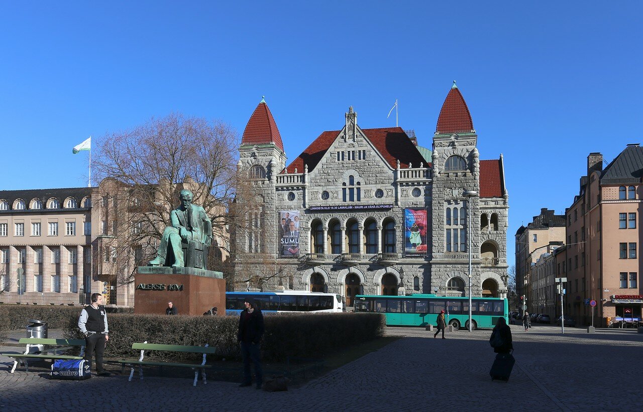 Helsinki. The Rautatientori Square (Rautatientori)