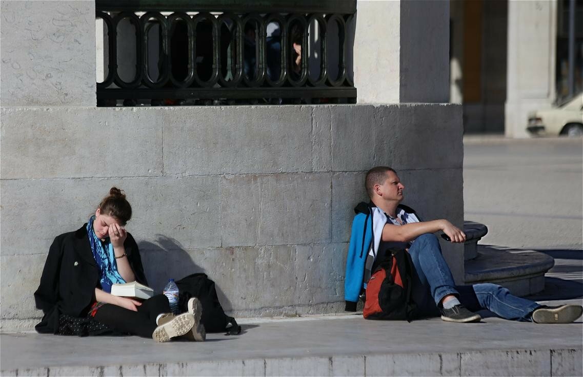 Лиссабон. Праса-ду-Комерсиу (Praça do Comércio, Торговая площадь)