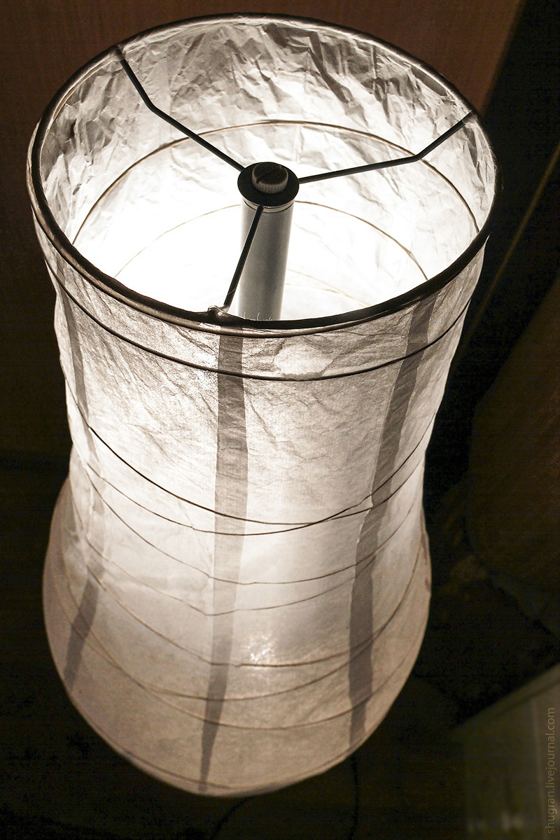 Освещение для домика Люстра с абажуром из рисовой бумаги и настенные бра