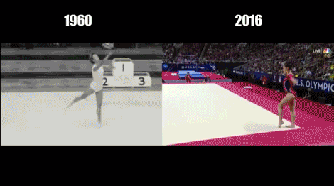 Спортивная гимнастика на Олимпиаде-1960 и Олимпиаде-2016
