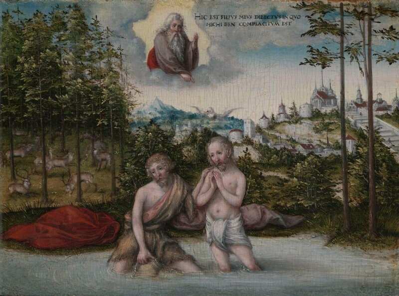 Lucas_Cranach (II) Taufe Christi (Cleveland Museum of Art).jpg