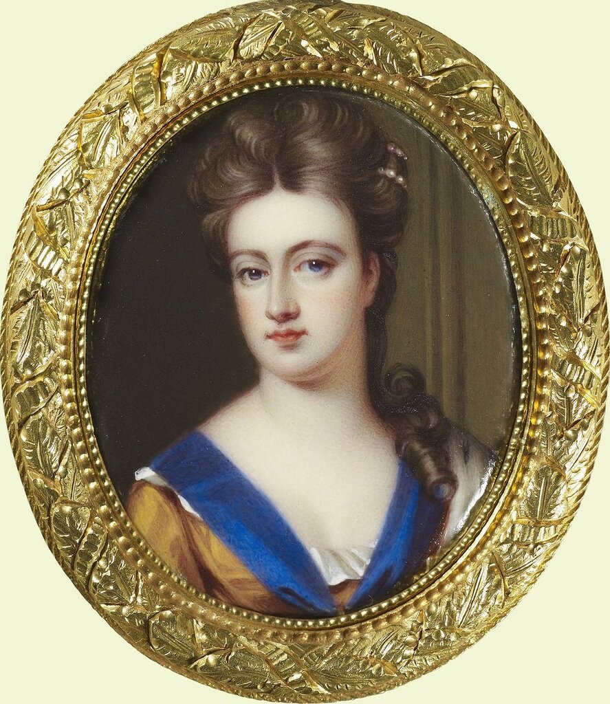 Королева Анна (1665-1714)  Подпись и дата 1846 По заказу королевы Виктории в 1846 году