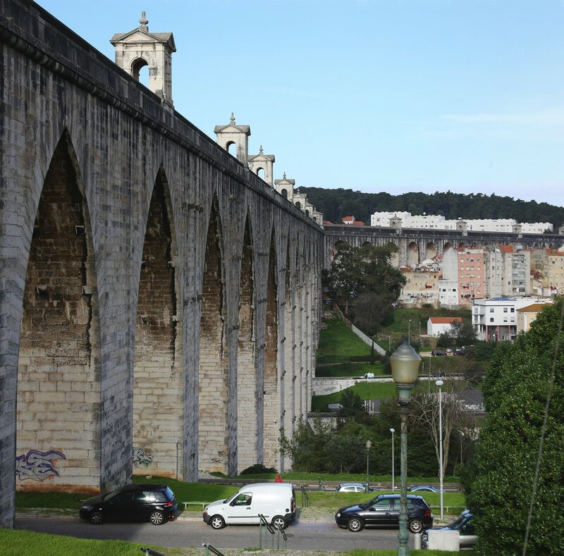 Lisbon. Aqueduct of the free waters (Aqueduto das Águas Livres)