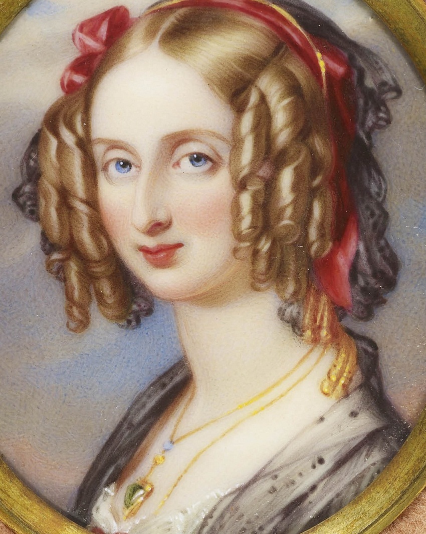 Луиза, королева бельгийцев (1812-1850)  Подпись и дата 1 840 По заказу королевы Виктории в 1840 году