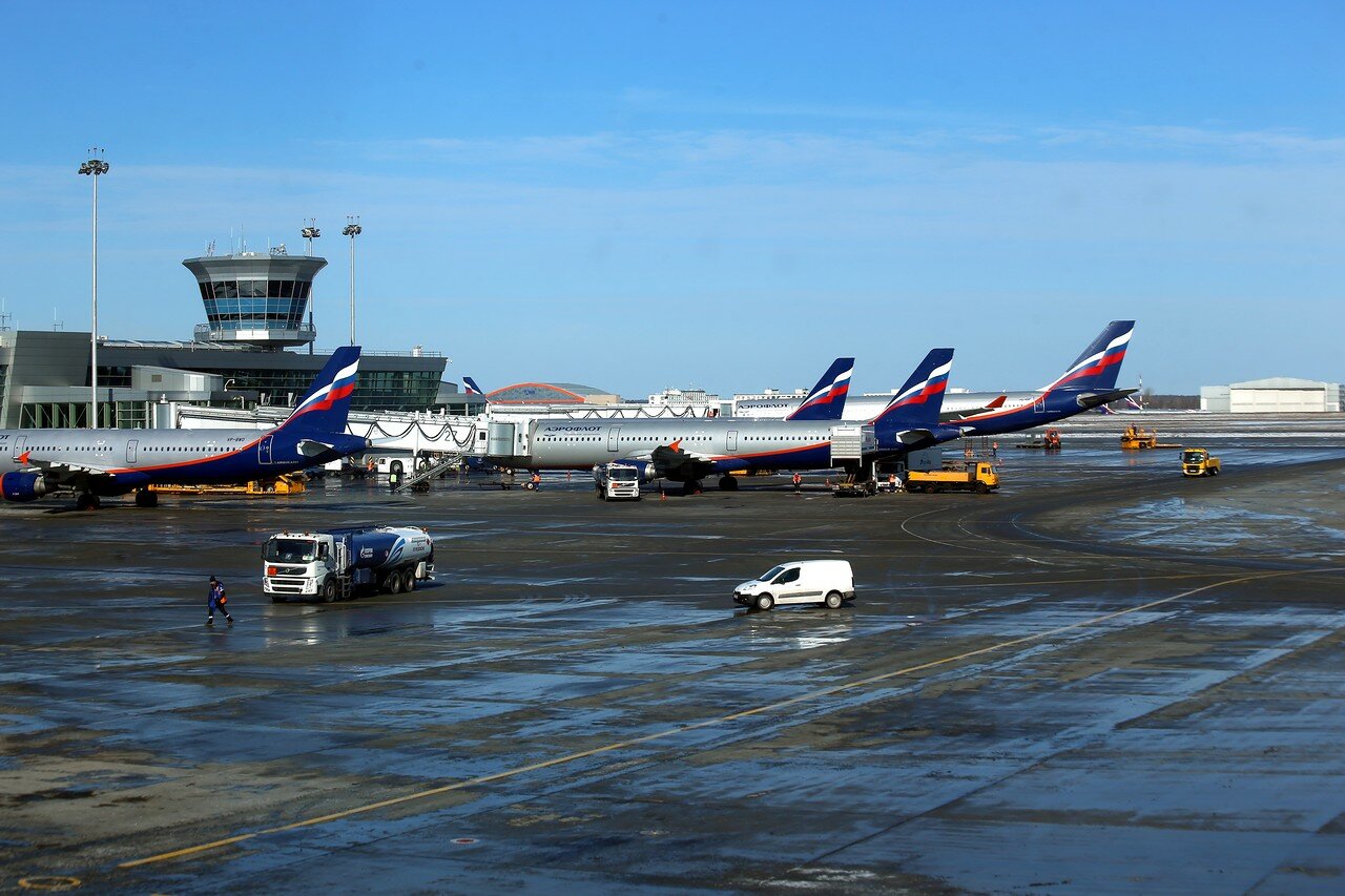 Sheremetyevo airport.