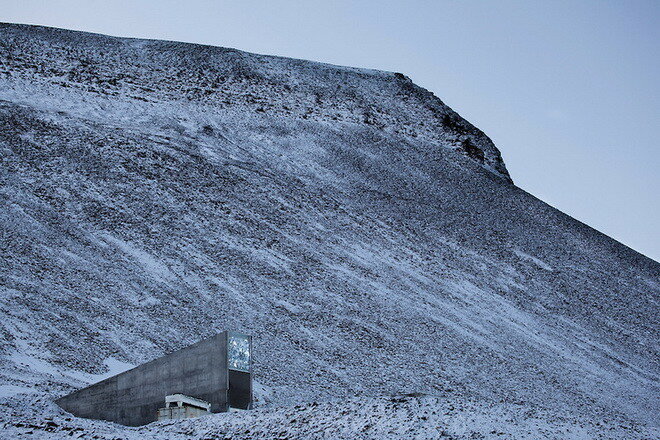 Всемирное семенохранилище Свальбард, о.Шпицберген