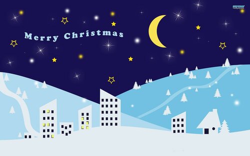 A Wish For A Merry Christmas - Free beautiful animated greeting cards with wishes for a happy Christmas

